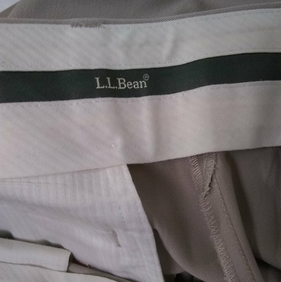 LLBEAN Men's Pants Natural Fit Khaki Denim Jeans  34x39 Style #282553 - Picture 6 of 7